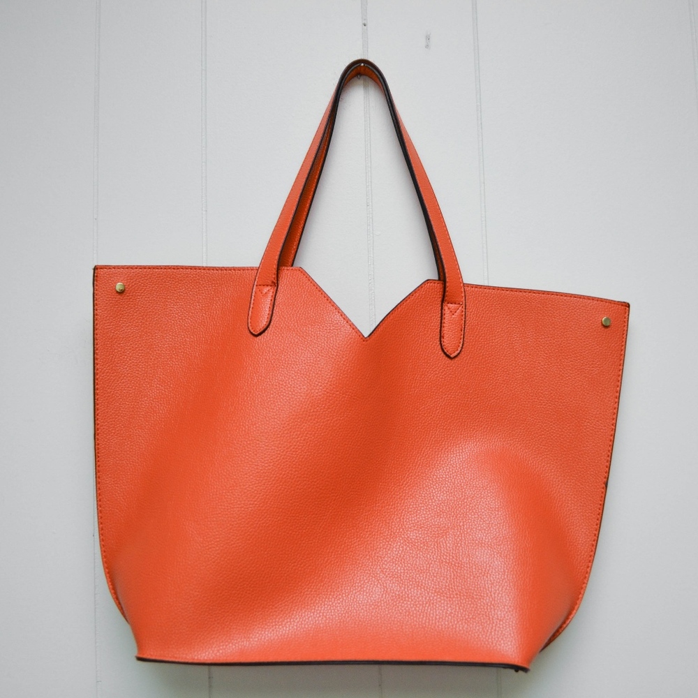 Neiman Marcus Orange Tote Bag